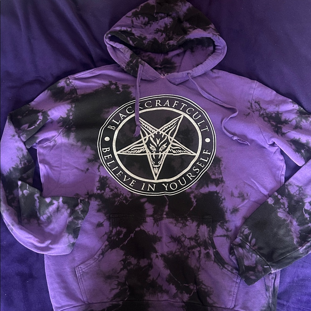 Blackcraft Cult Purple Tie-Dye Hoodie